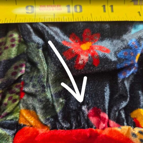 S Farm Rio x Anthropologie Banana Sky velvet mini dress (with flaw) - Picture 13 of 14